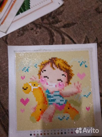 Алмазная мозаика собранная