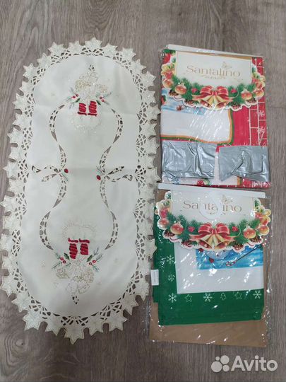 Скатерти и салфетка новогодние