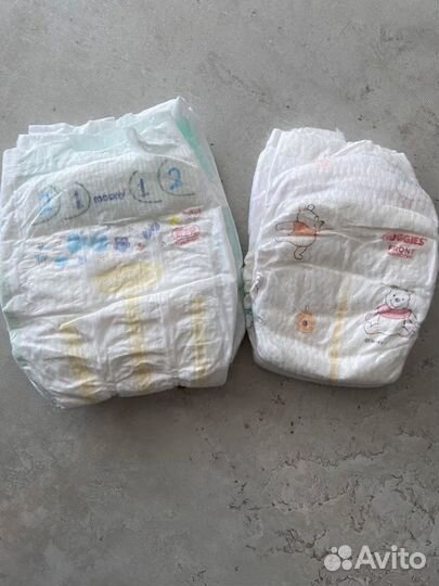 Памперсы подгузники Moony NB Huggies 1