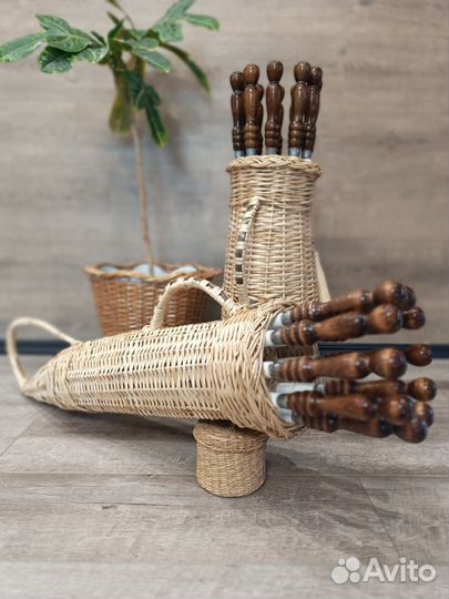 Подставка, чехол, корзина для шампуров