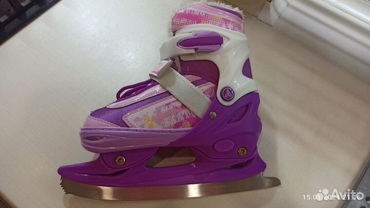 Коньки детские раздвижные 35-38