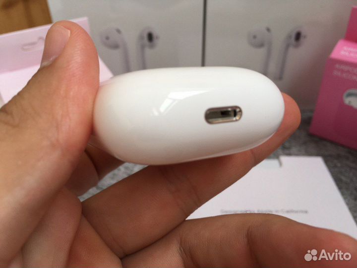 Airpods 2 premium + чехол