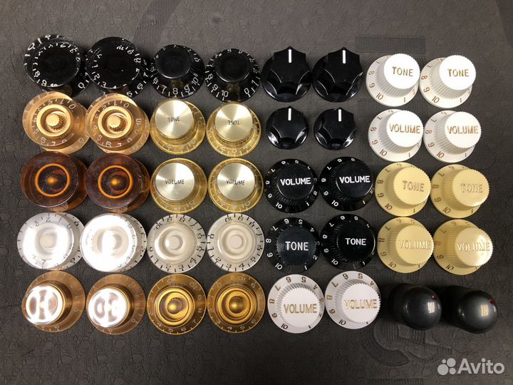 Ручки для потенциометров, гитарная фурнитура