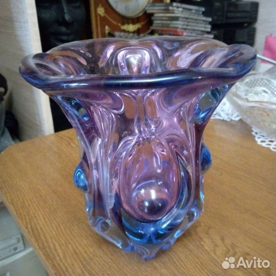 Красивая ваза,чехия,50-е годы