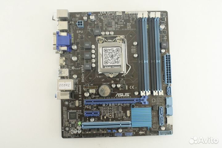 Материнская плата (1155) Asus B75M-Plus