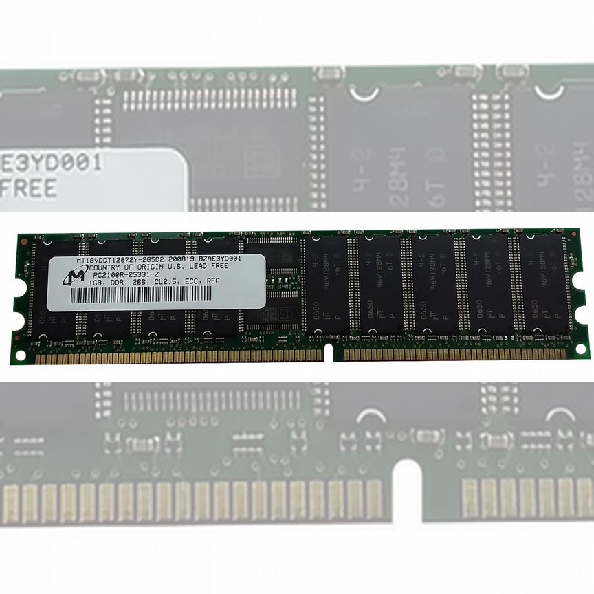 [MT18VDDT12872Y-265D2] Оперативная Память Micron Mt18vddt12872y-265d2