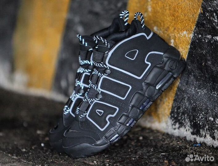 Nike Air More Uptempo Black 42р 27см