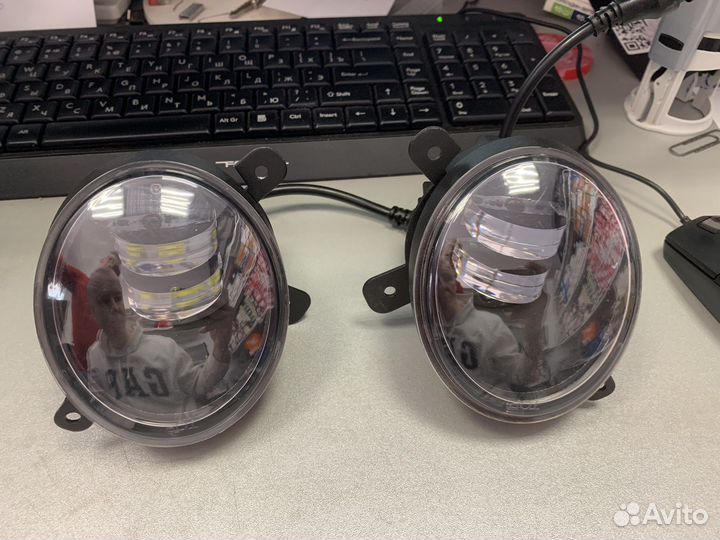 Противотуманные фары, светодиодны ваз Granta седан