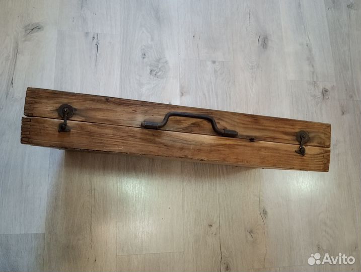 Ящик чемодан, деревянный старинный для декупажа