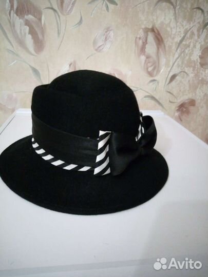 Шляпа фетровая женская