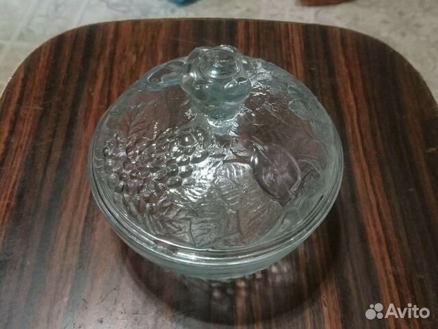 Сахарница стекло