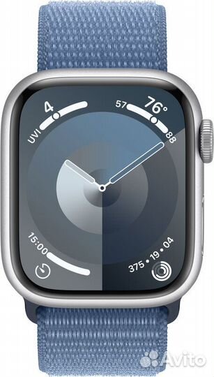 Apple Watch Series 9, 45 мм, корпус из алюминия се