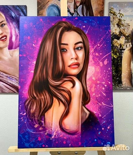 Печать по фото на холсте на заказ