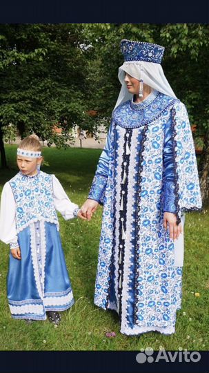 Костюм Гжель