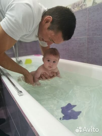 Грудничковое плавание,плавание дома,аквапатронаж