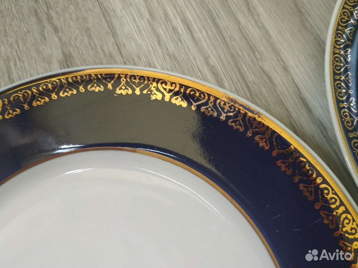 Тарелка кобальт