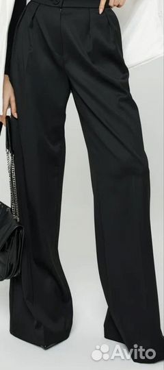 Брюки палаццо новые S