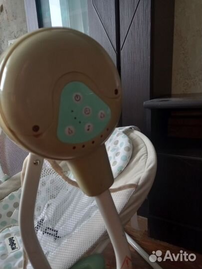 Детская электронная качель для новорожденных