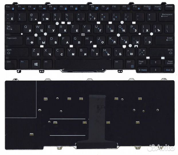 Клавиатура Dell Latitude E5470 E7470 черная