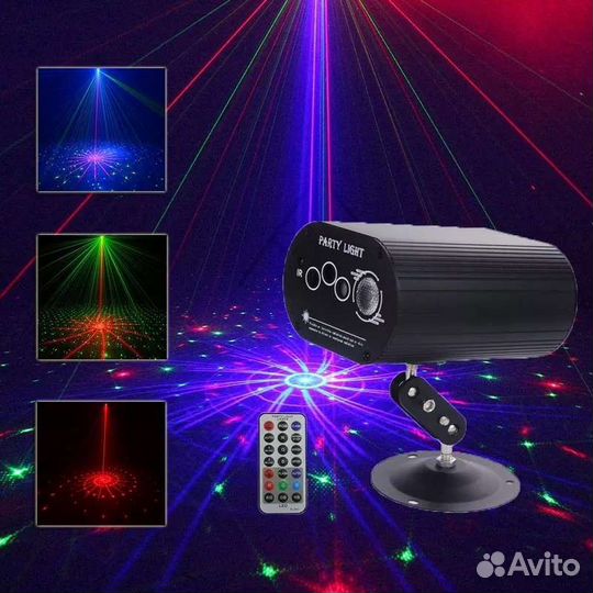 Светомузыка Seper Dance светодиотный лазерный прое