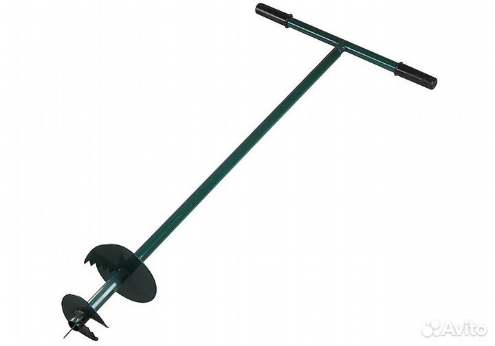 Бур земляной шнековый 1 метр, диаметр 20 см. Новый