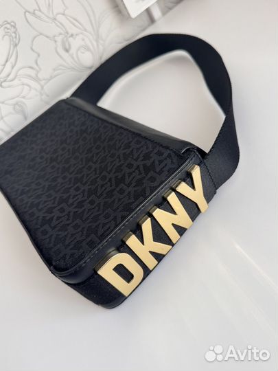 Сумка dkny черная на плечо