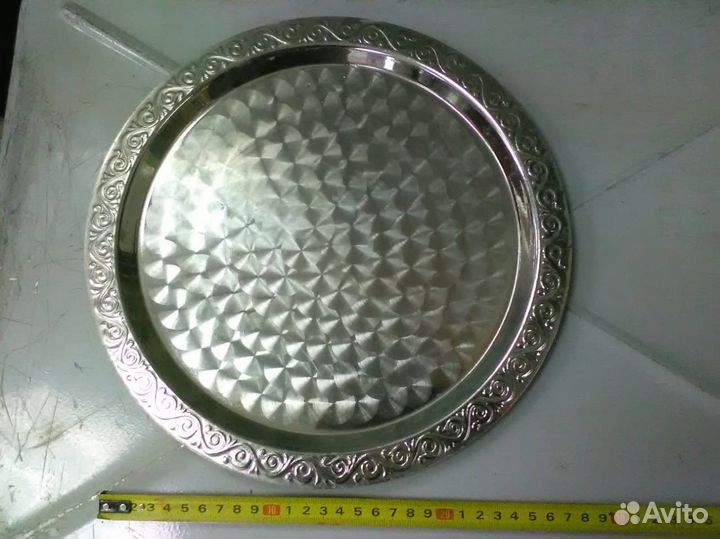 Медная настенная тарелка. СССР