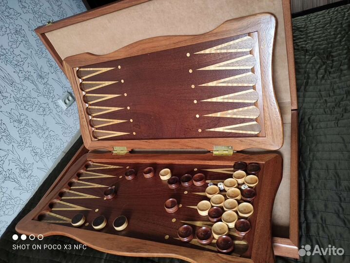 Эксклюзивные нарды ручной работы мастерской kadun