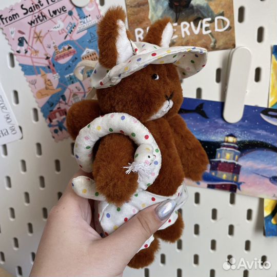 Мягкая игрушка Белочка Курортница