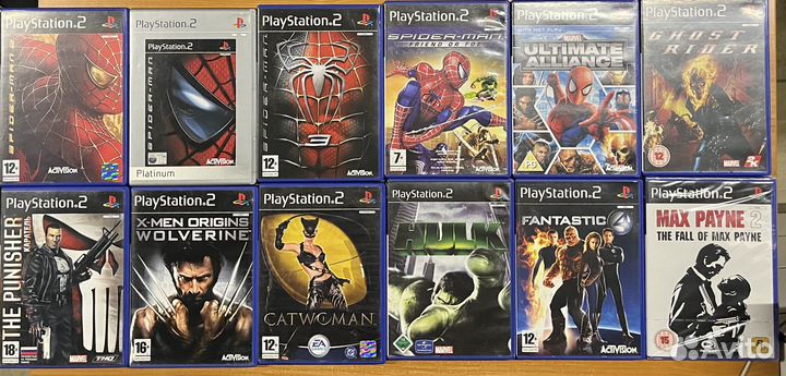 PlayStation 2 игры по комиксам