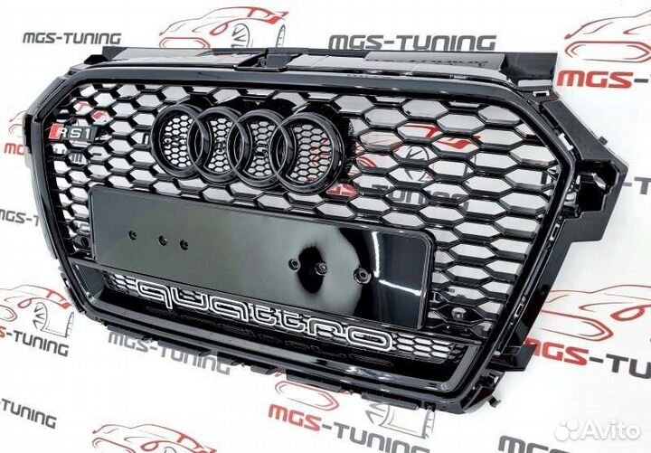 Решётка на Audi A1 8X рест 14-18 RS1 style #1