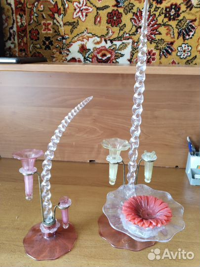 Хрустальные подсвечники
