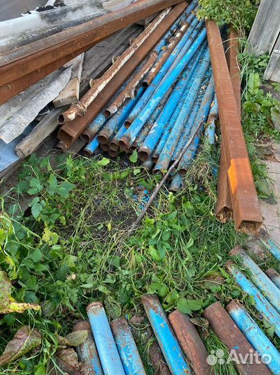 Трубы бу для забора и ворот