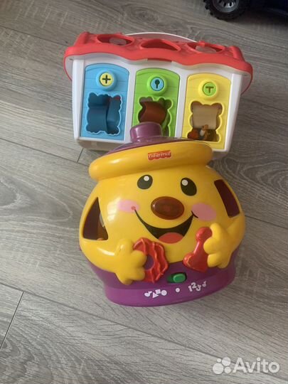 Игрушка Домик Сортер с ключами и горшочек