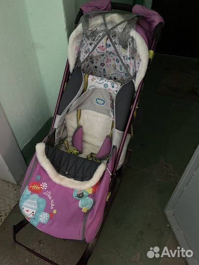 Коляска санки