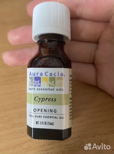 Aura Cacia масло кипариса