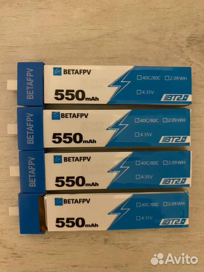 Аккумуляторы Betafpv 550 для Cetus x, Cetus pro