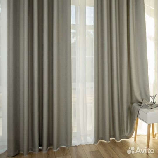 Комплект Шторы и Тюль Орфей Циркон+Вуаль