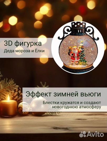 Новогодние светильник