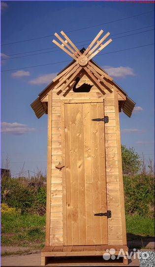Дачный туалет с установкой