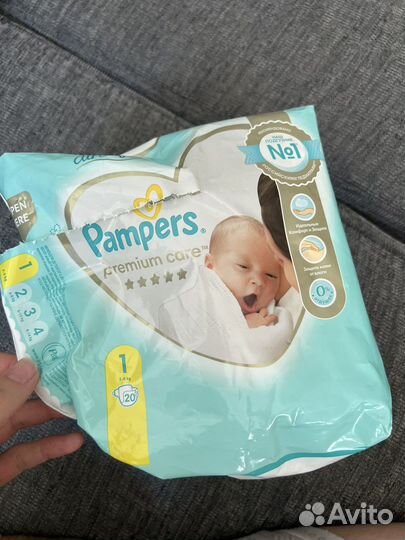 Подгузники для новорожденных + послеродовые трусы