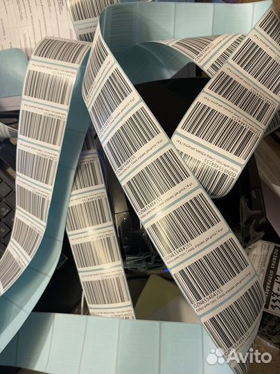 Печать термоэтикеток wildberries ozon наклеек