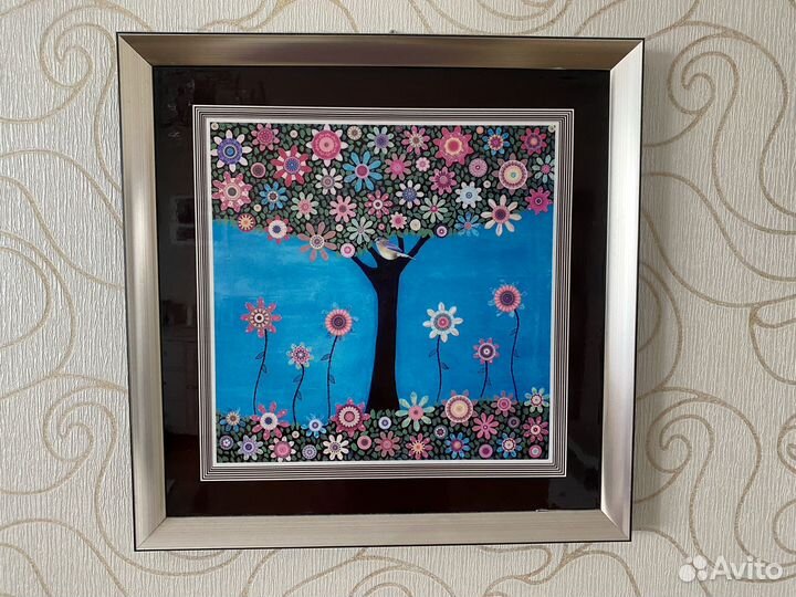 Три постера в раме 