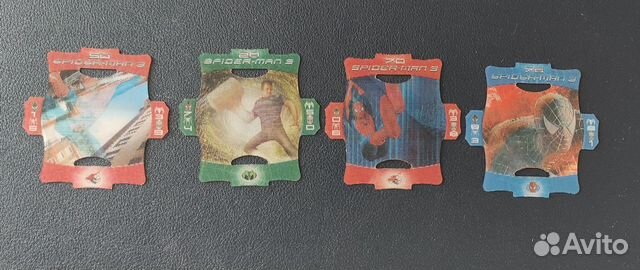Spider-man 3 Estrella карточки переливашки