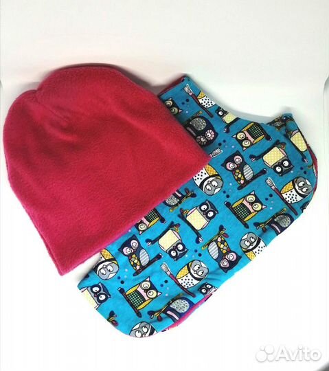 Шапочка и снуд для девочки