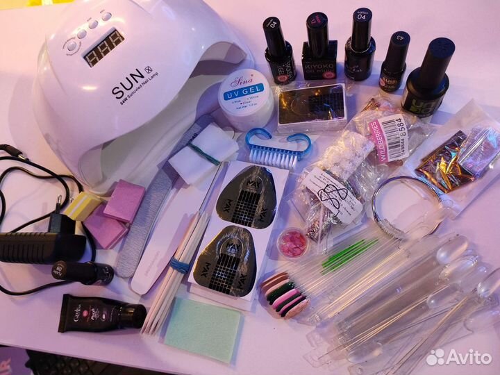 Набор с лампой для маникюра