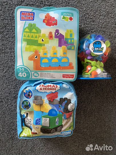 Конструктор мега блокс, липучки