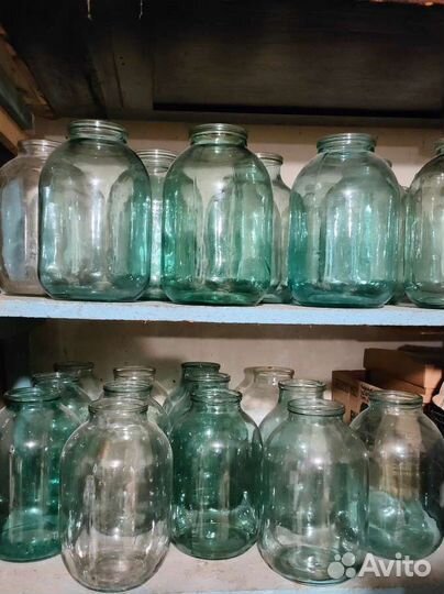 Банка 3л стекло без резьбы