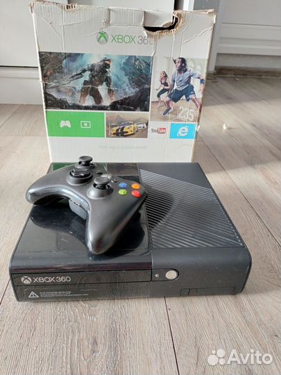 Xbox 360E 320gb 60+ игр
