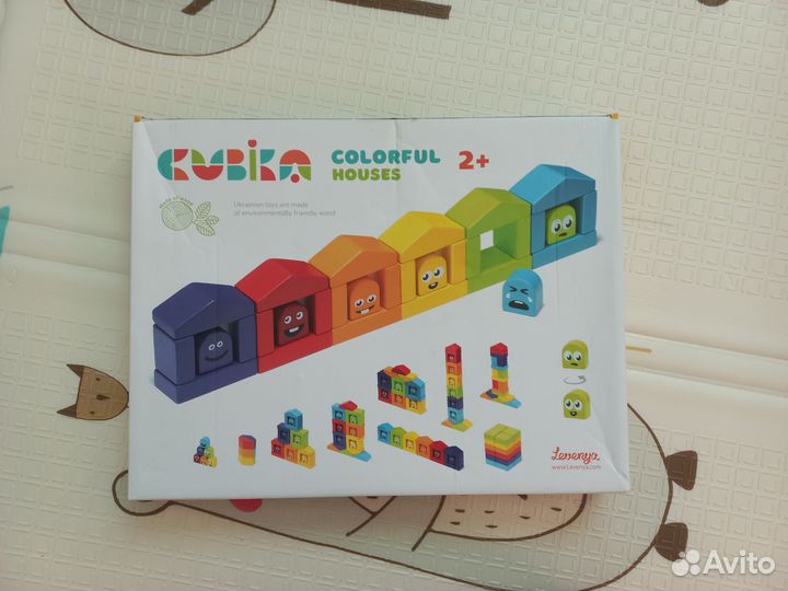 Деревянный конструктор Cubika